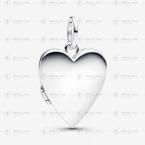 Pandora Engravable Openable Heart Tag Pendant Charm